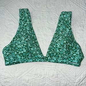 Aerie deep V bikini top